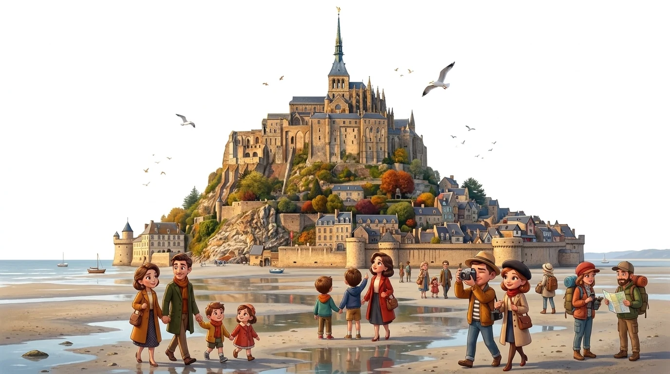 Mont Saint-Michel private round trip from Paris