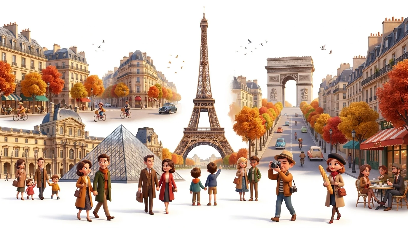 Private Paris day tour — Eiffel Tower, Louvre and Arc de Triomphe